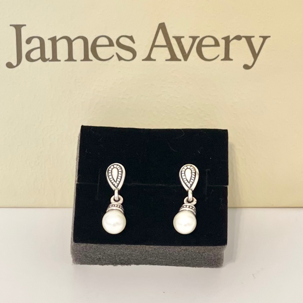 James Avery Vintage Pearl Ear Posts